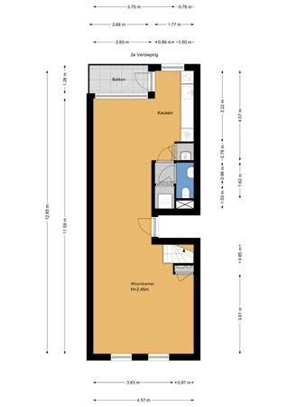 Medium property photo - Grote Visserijstraat 69A02, 3026 CD Rotterdam